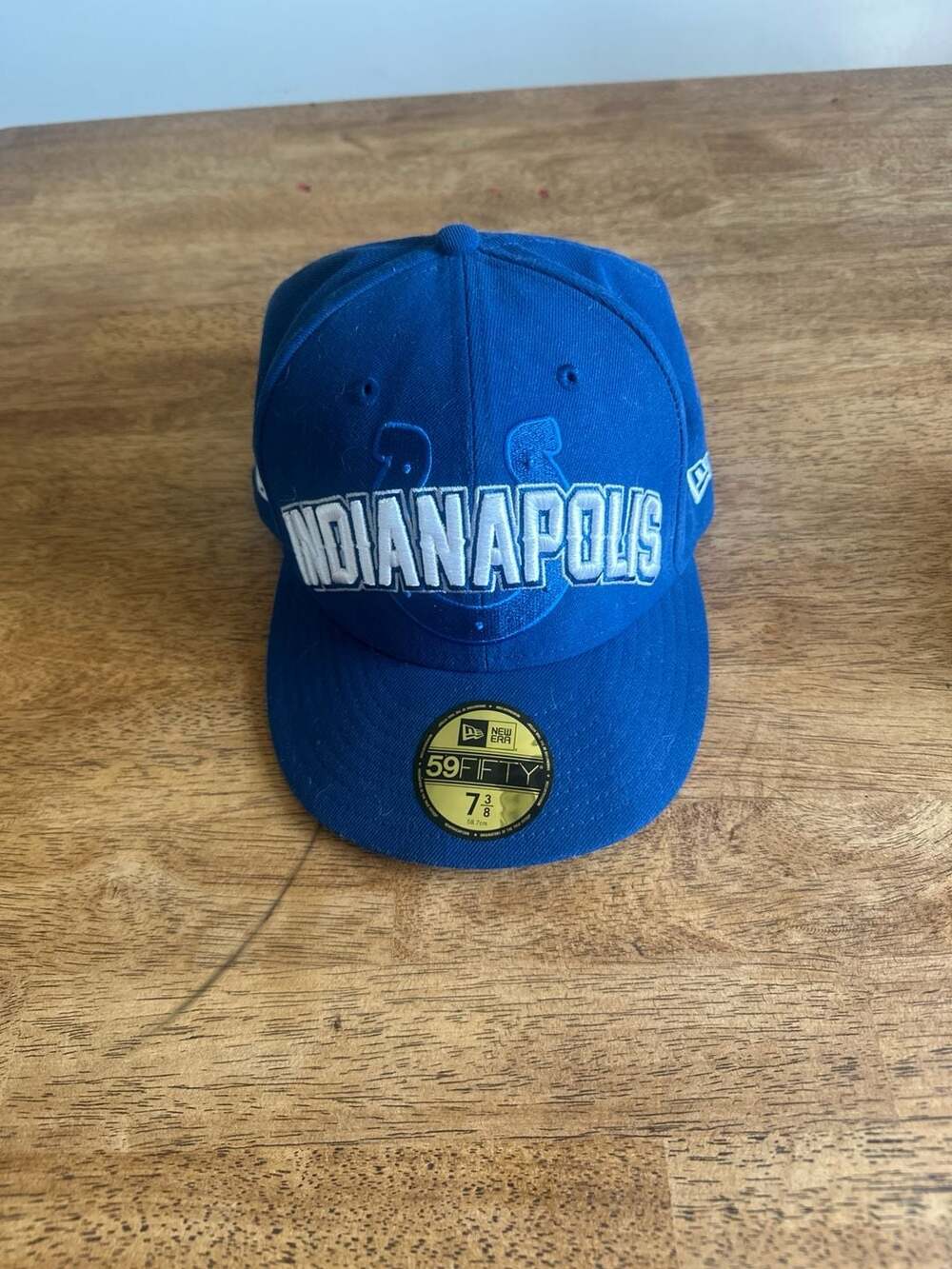 Indianapolis Colts New Era 59FIFTY Fitted Hat 7 3/8 Blue NFL Cap